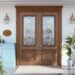 Wooden front door