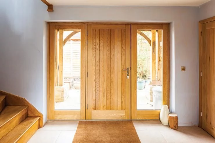 Oak front door