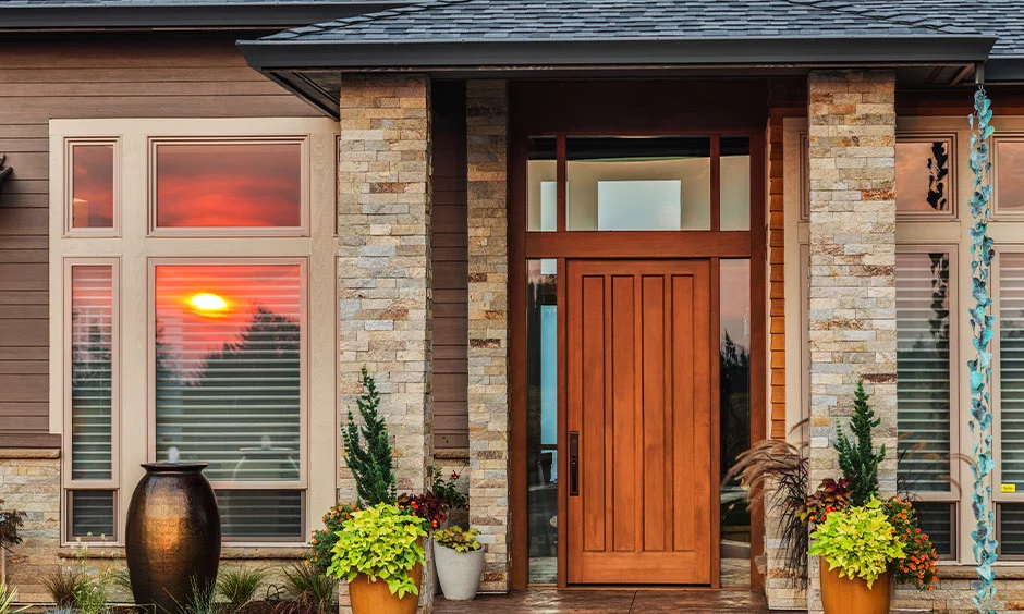 Wooden main door