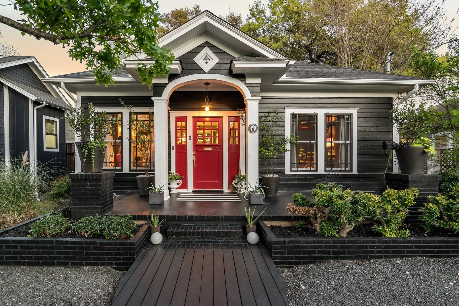 Black House With White Trim