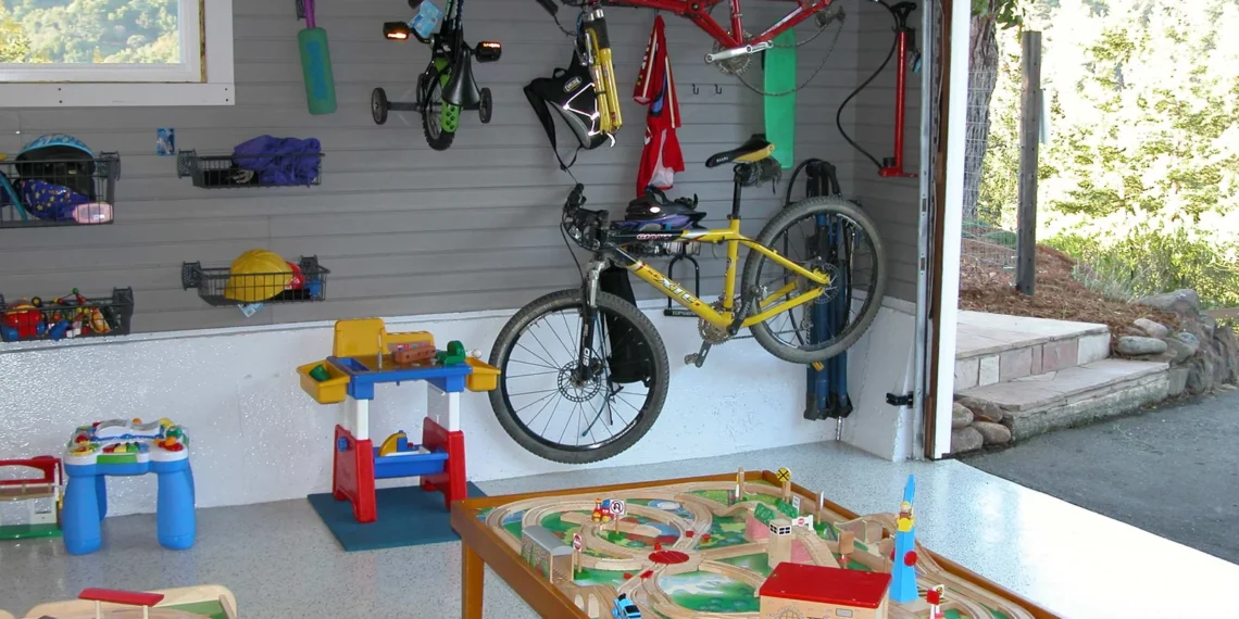 Kid's room in garage