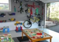 Kid's room in garage