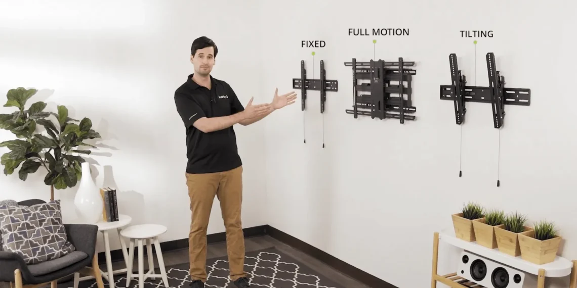 Types of wall mounts for TVs