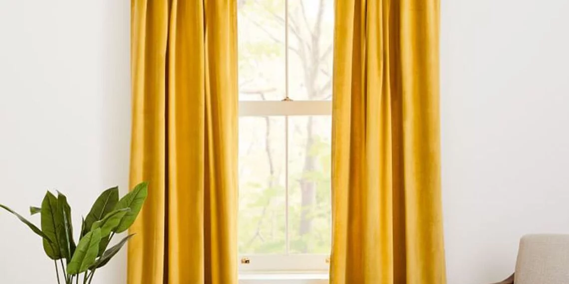 Yellow curtain ideas
