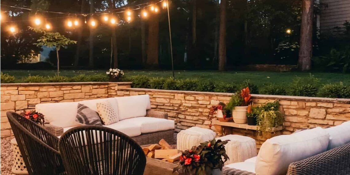 low budget backyard designs with gravel