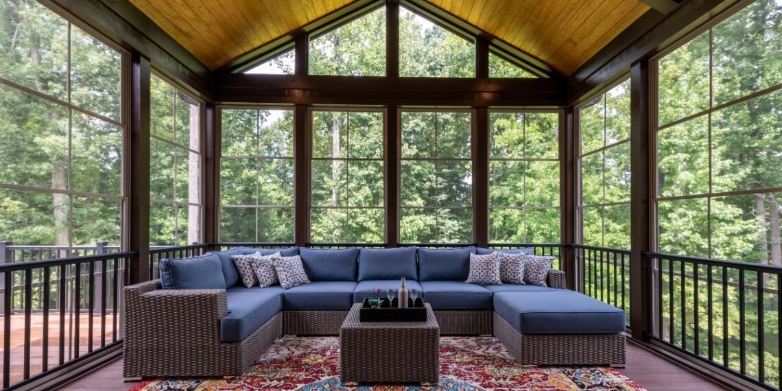 enclosed patio ideas on a budget