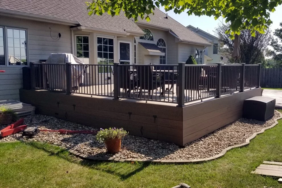 Deck Skirting Using Composite Decking