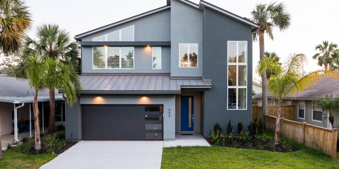 Modern Stucco House colors