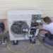 A man repairing Heat Pump