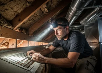 Why does an HVAC Contractor Inspects Attic Ventilation When Cooling Systems Struggle During Extreme Summer Temperatures